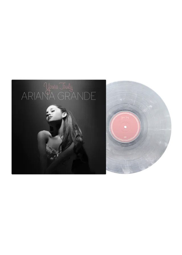 Ariana Grande Yours Truly LP Vinyl clear-white-swirl
