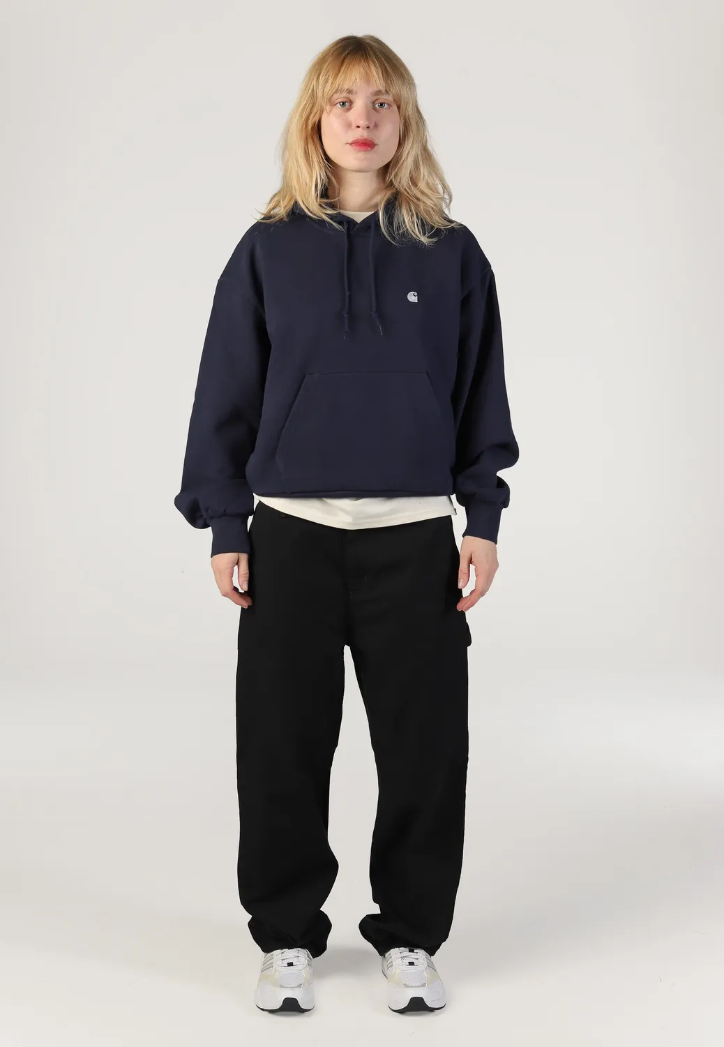 Impericon Hooded Casey Navy Silver Hoodie Damen XS