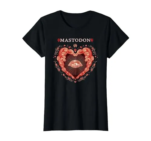 Mastodon Cts Heart T-Shirt Herz-Print