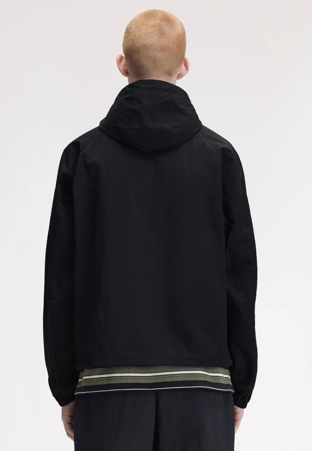 Impericon Oversized Hooded Shell Black Jacke Schwarz Nylon