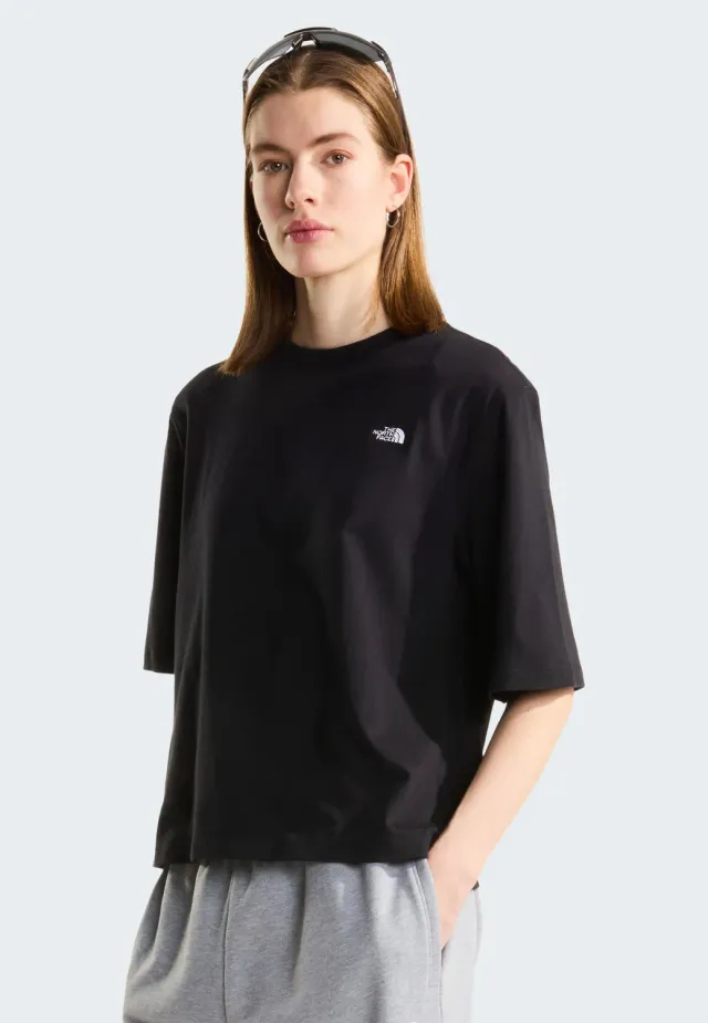The North Face Simple Dome Boxy Relaxed T-Shirt Schwarz Damen