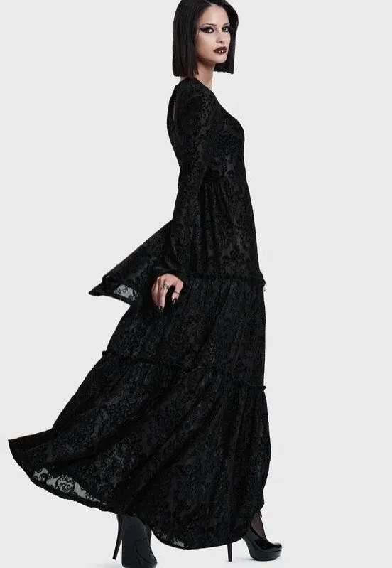Impericon Daemon's Hex Maxi Black Kleid Spitze
