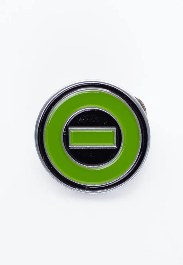 Impericon Negative Symbol Pin Onesize grün Emaille