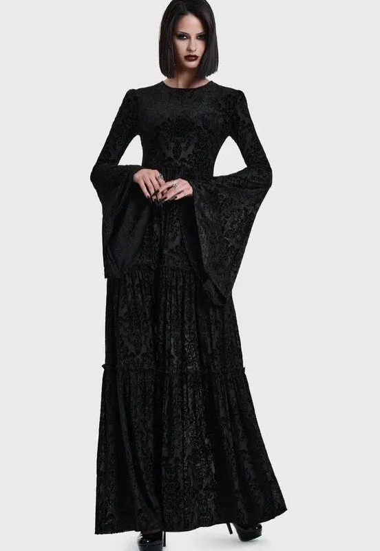 Impericon Daemon's Hex Maxi Black Kleid Spitze