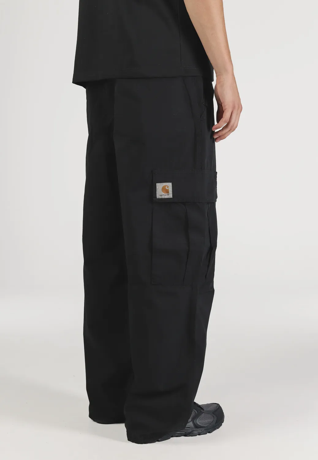 Impericon Osborn Cargo Garment Dyed Black Hose schwarz