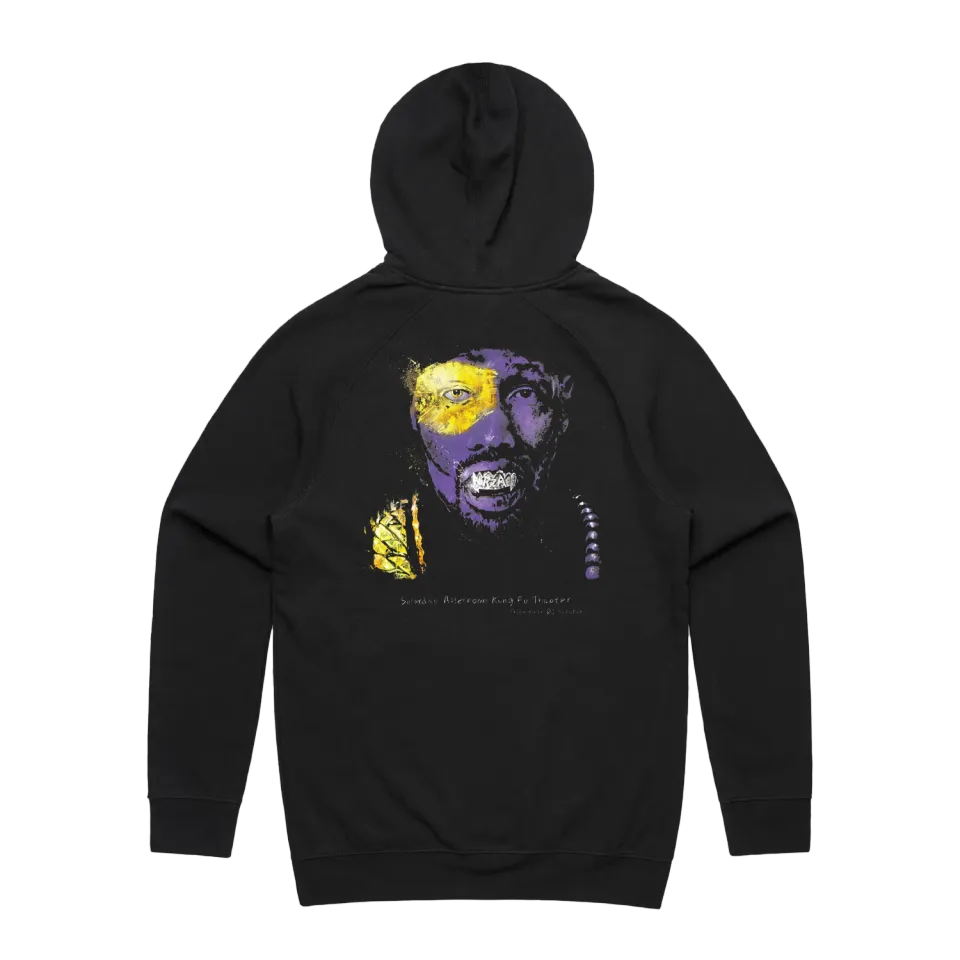 Wu-Tang SAKFT Hoodie Slim-Fit Butterwash schwarz