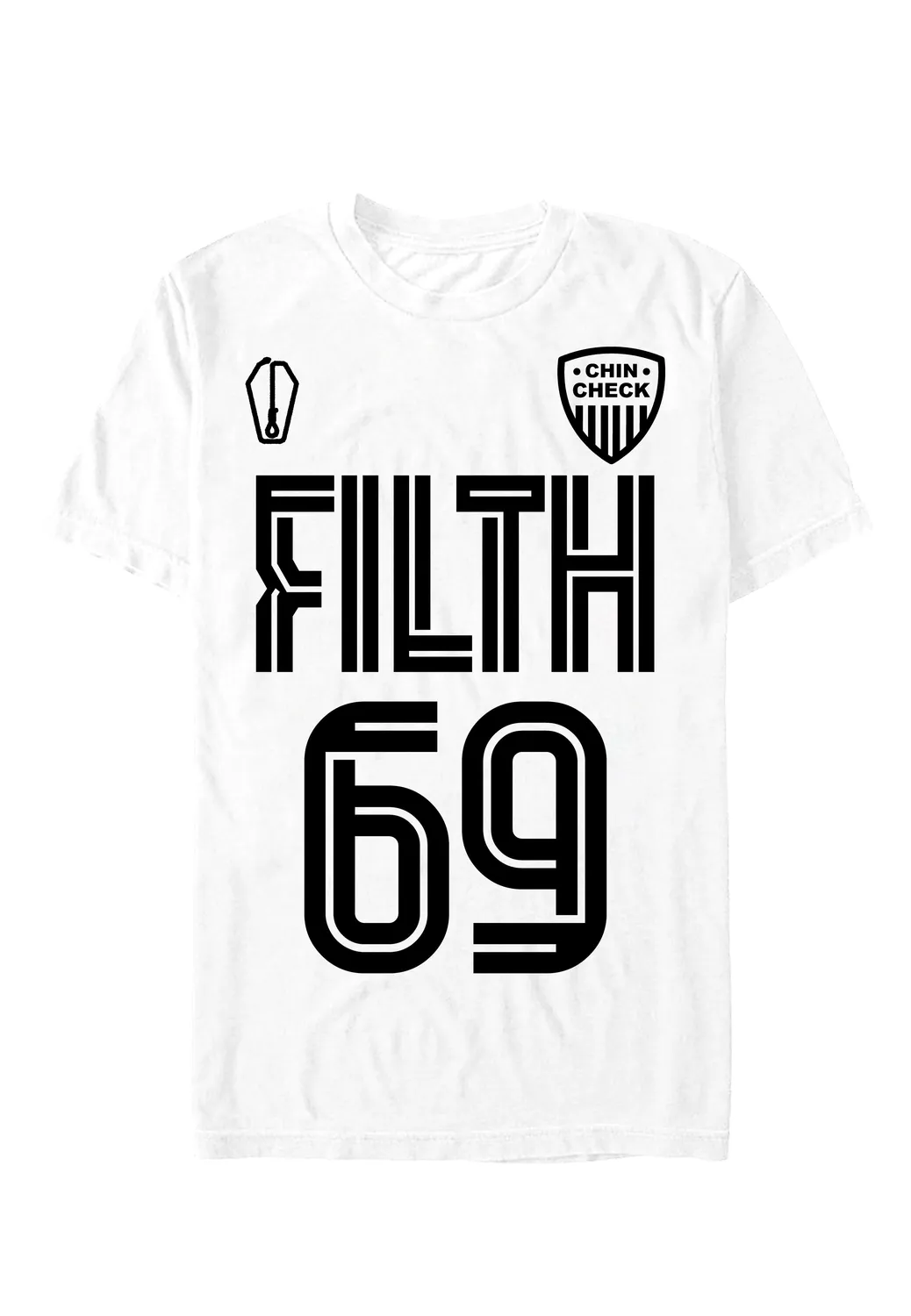 Impericon 69 White T-Shirt Deathcore Jersey
