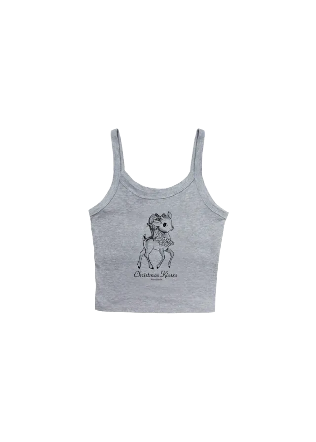 Ariana Grande Christmas Kisses Cropped Tank Top Mix