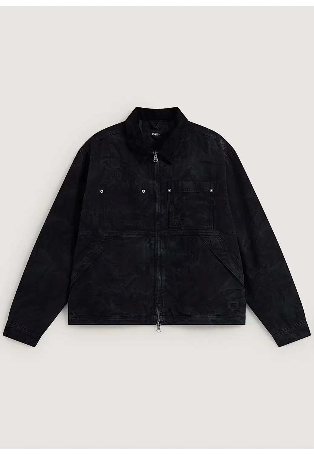 Impericon Nico Cropped Chore Canvas Jacke schwarz