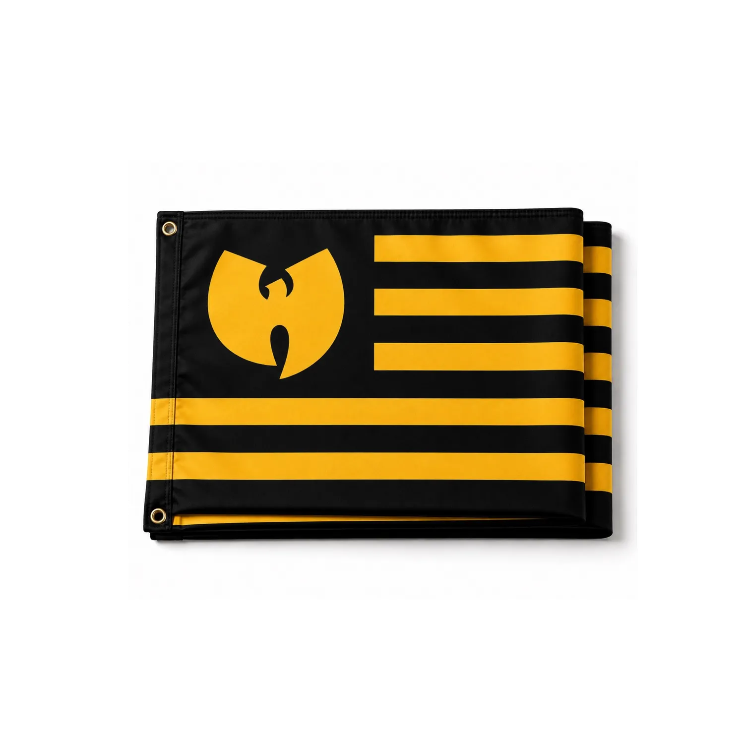 Wu-Tang Wu Freedom Flagge Polyester schwarz-gold
