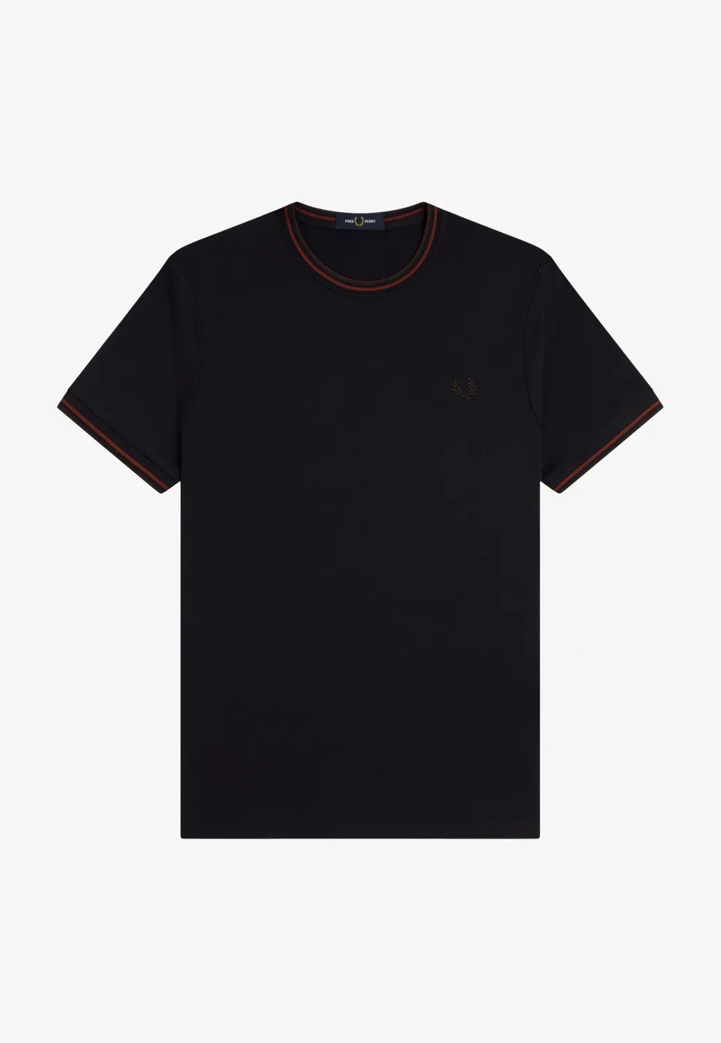 Impericon Twin Tipped Navy/Brandy/Rich Brown T-Shirt Navy