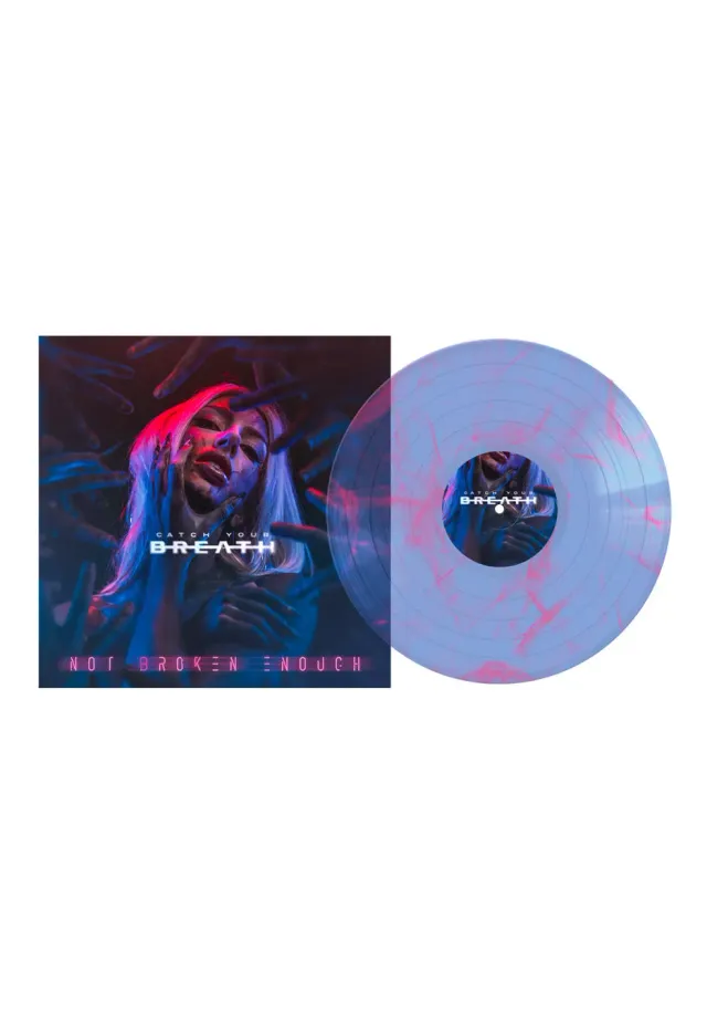 Not Broken Enough Translucent Blue Magenta Marbled Vinyl