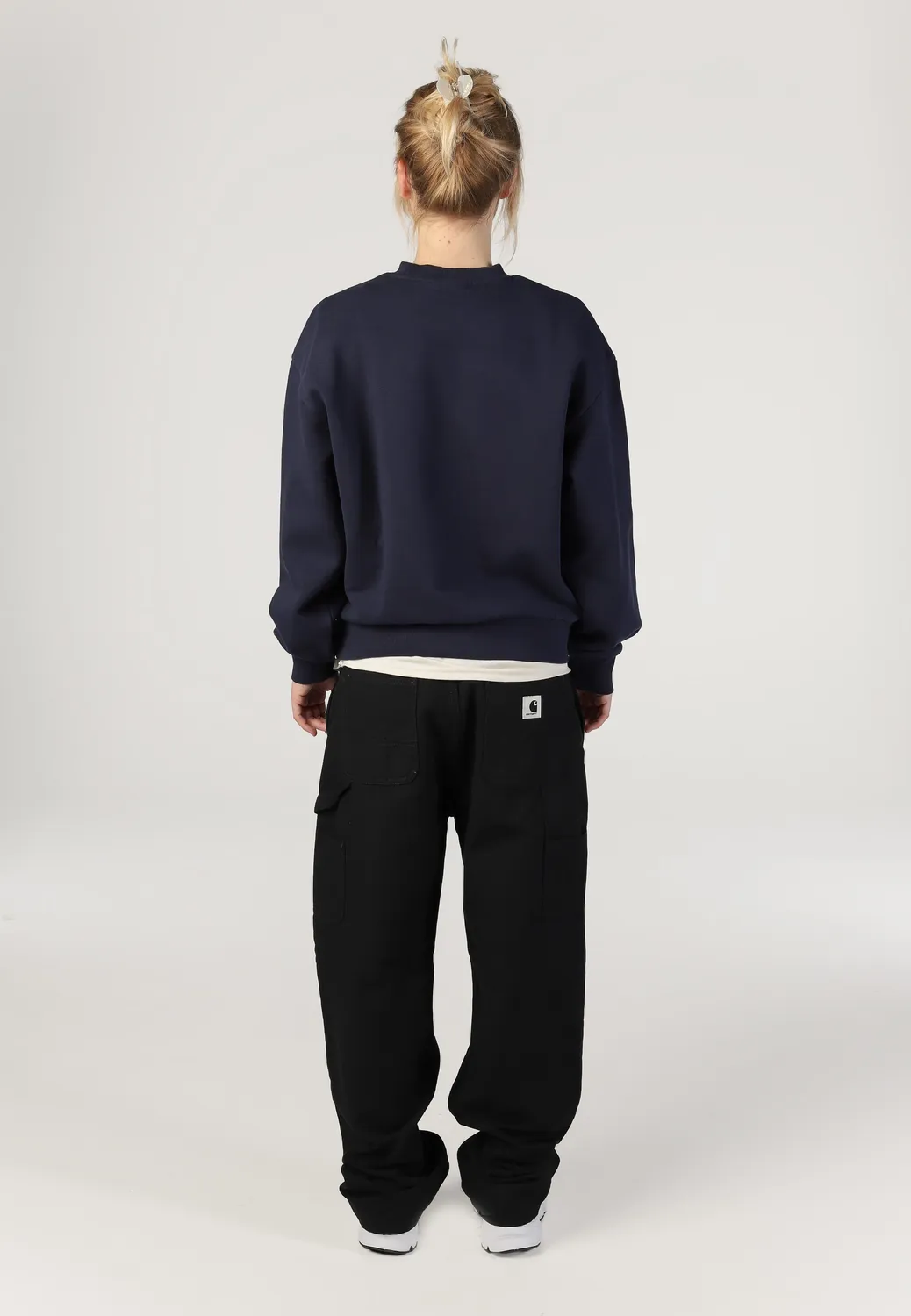 Impericon W Casey Dark Navy Silver Sweater Damen XS-L