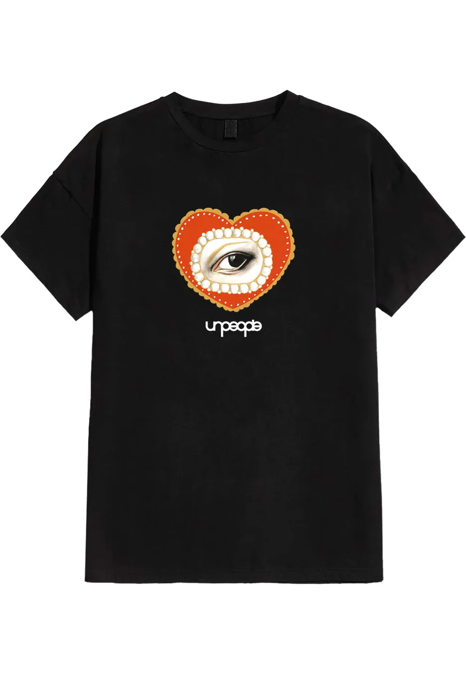 Impericon Friends Heart T-Shirt schwarz Jersey