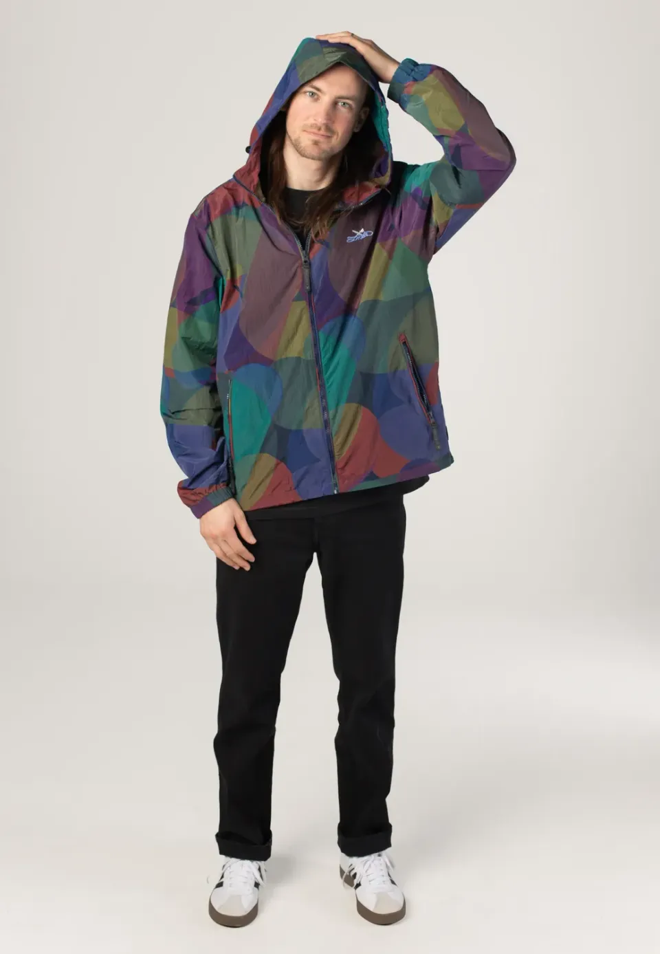 Impericon Stohead Artisaner Dark Teal Jacke blau Nylon