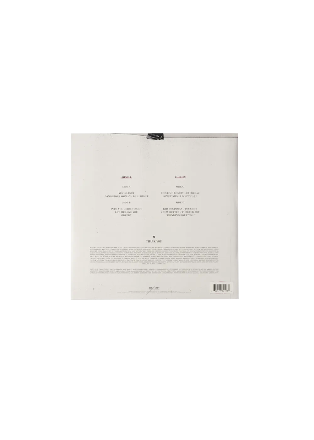 Ariana Grande Dangerous Woman Vinyl 2LP Doppelalbum