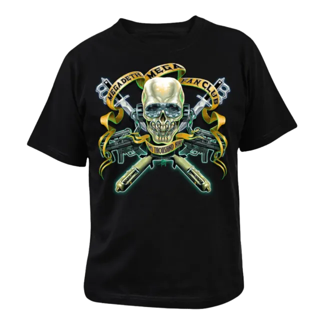 Megadeth Cyber Army 2009 T-Shirt schwarz Heavy Cotton