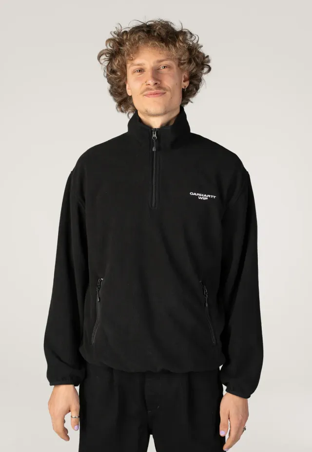 Impericon Edmore Half Zip Black/White Sweater Fleece