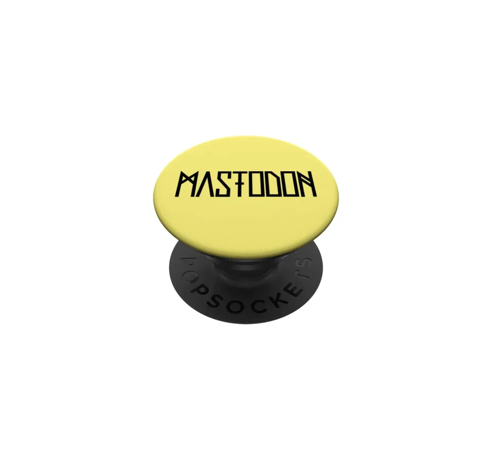 Mastodon Black Logo PopGrip Klebe-Griff offiziell