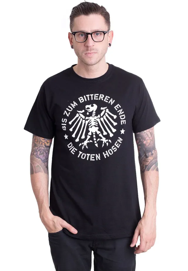 Impericon Adler Classic Style T-Shirt schwarz