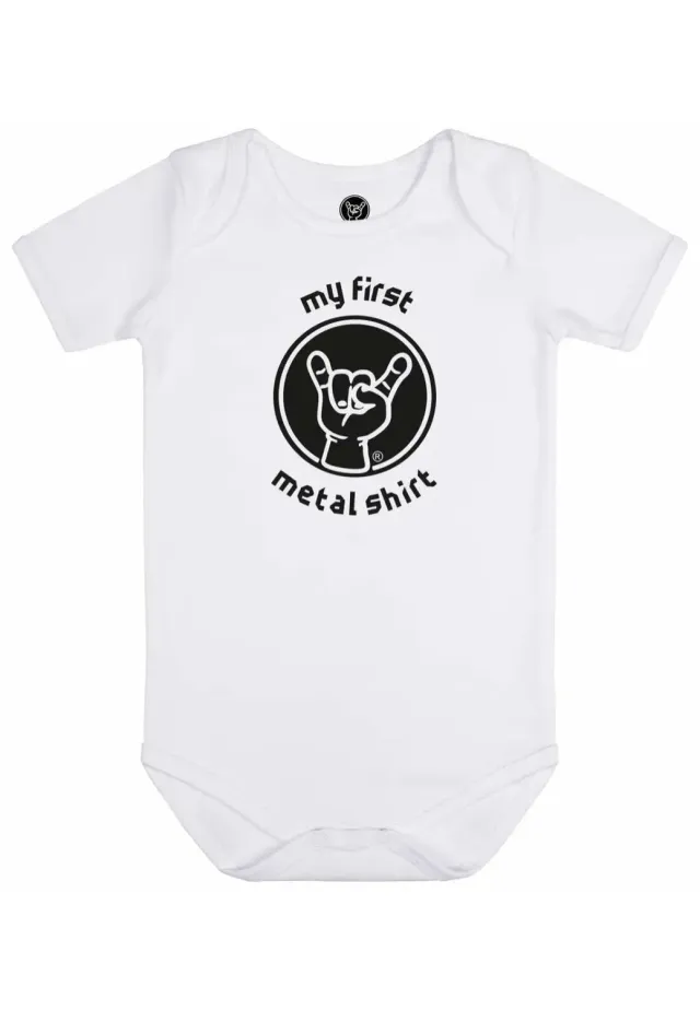 Impericon My First Metal Shirt Body weiß 56/62 Metal