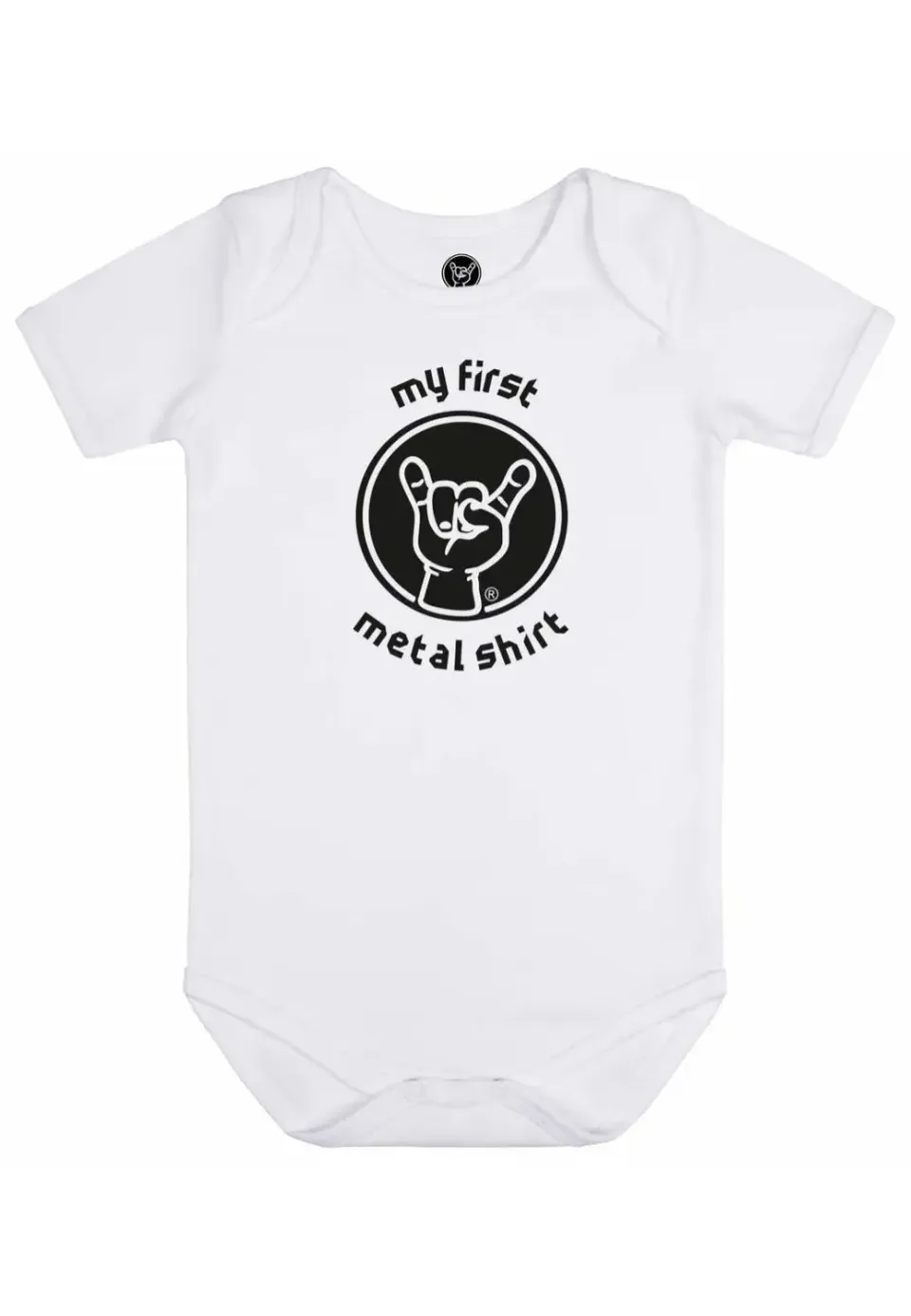 Impericon My First Metal Shirt Body weiß 56/62 Metal