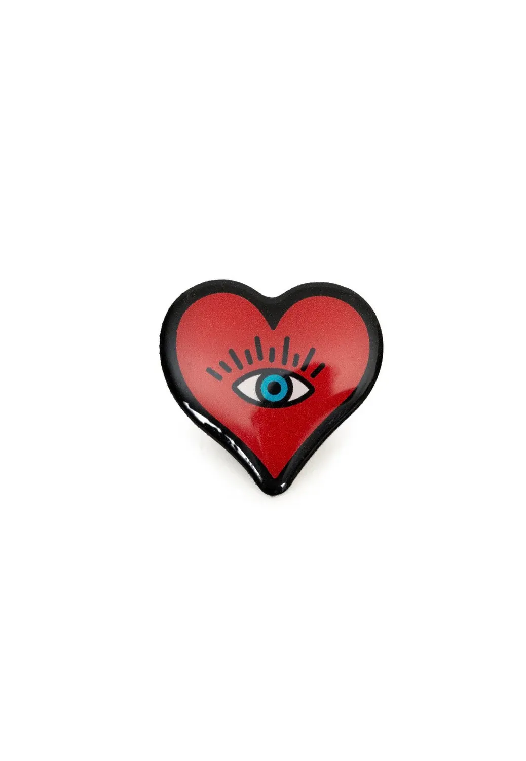 Impericon Heart Multi Pin Onesize rot Emaille