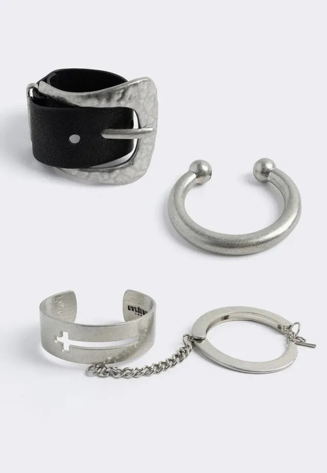 Impericon Seven Sins Silver Armband Set Onesize silber