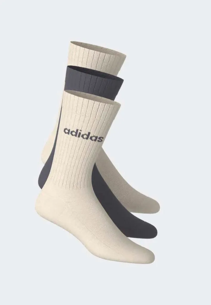 Impericon Linear Crew Socken 3er-Pack Wonder White Jacquard