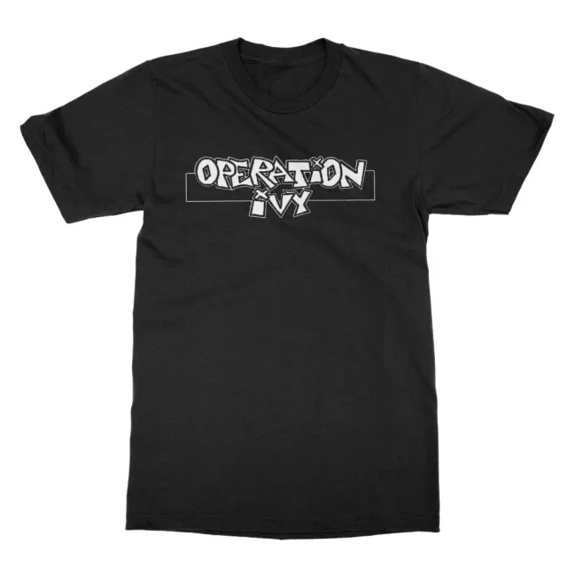Operation Ivy Logo T-Shirt Schwarz Baumwolle